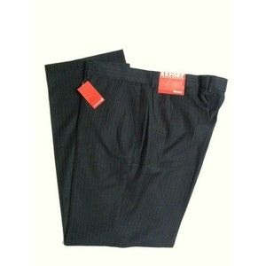 REPORT COLLECTION MENS NEW BLACK 65%POLYESTER 35%RAYON DRESS PANTS SIZE:38/32